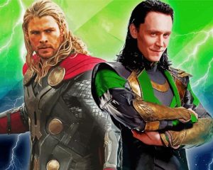 Loki And Thor Diamond Painting