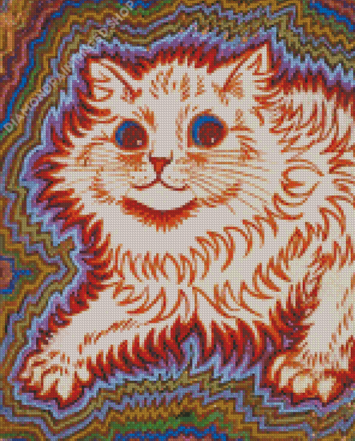 Louis Wain Cat Diamond Painting