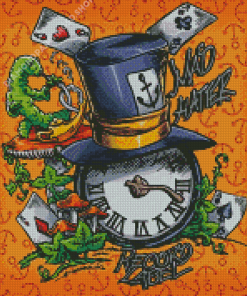 Mad Hatter Art Diamond Painting