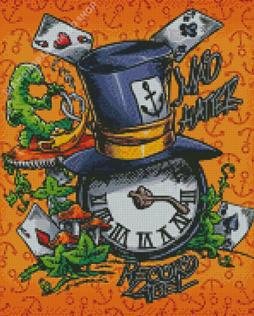 Mad Hatter Art Diamond Painting