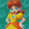 Mario Daisy Diamond Painting