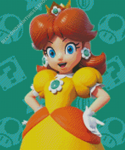 Mario Daisy Diamond Painting