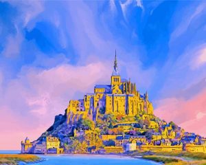 Mont Saint Michel France Diamond Painting