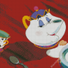 Mrs Potts Disney Diamond Painting