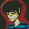 Murdoc Niccals Smoking Diamond Painting