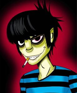 Murdoc Niccals Smoking Diamond Painting