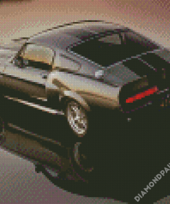 Mustang Eleanor Car Reflection Diamond Painting