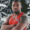 Olympic Athlete Jordan Burroughs Diamond Painting