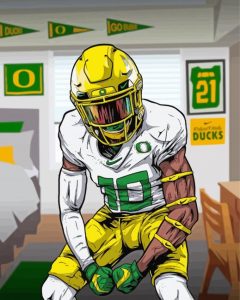 Oregon Ducks Football Players Art Diamond Painting