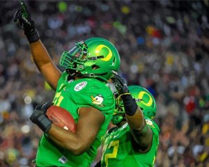 Oregon Football Players Diamond Painting