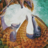 Pangolins Diamond Painting