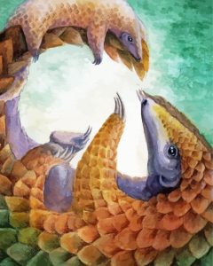 Pangolins Diamond Painting