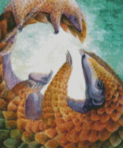 Pangolins Diamond Painting