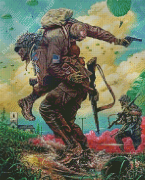 Paratroopers And Soldiers Diamond Painting