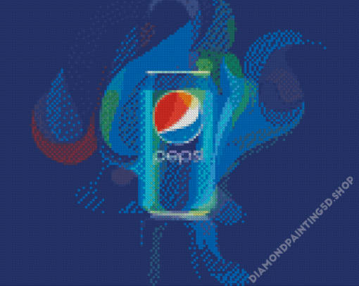 Pepsi Art Illustration Diamond Painting