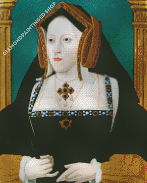 Portrait Catherine Of Aragon Diamond Painting