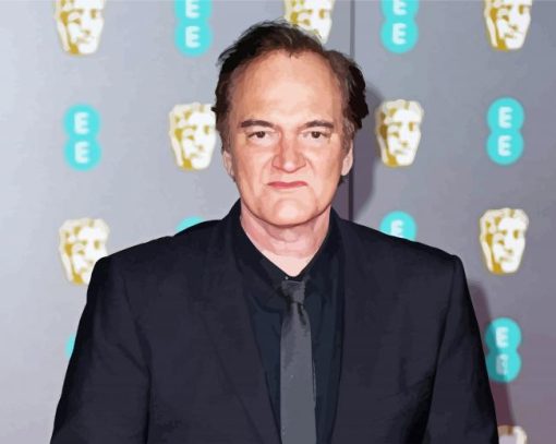 Portrait Of Quentin Tarantino Diamond Painting
