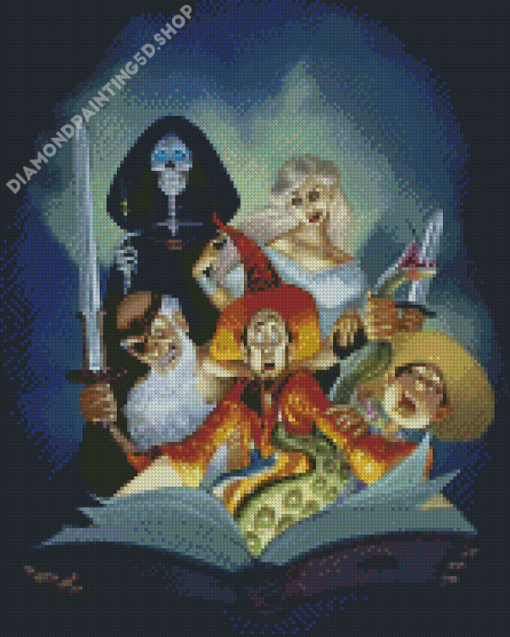 Pratchett Illustration Diamond Painting