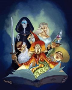 Pratchett Illustration Diamond Painting