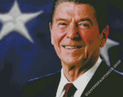 President Ronald Reagan Diamond Painting