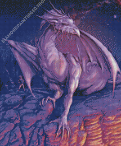 Purple Dragon Art Diamond Painting