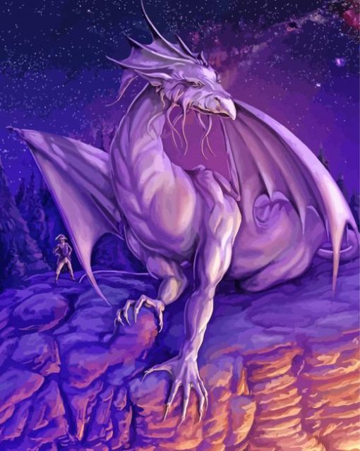 Purple Dragon Art Diamond Painting