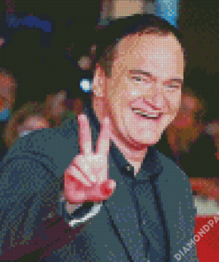 Quentin Tarantino Smiling Diamond Painting