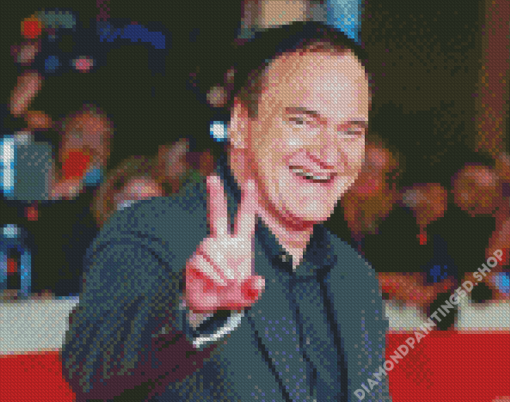 Quentin Tarantino Smiling Diamond Painting