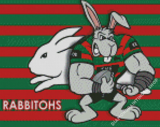 Rabbitohs Rugby Team Diamond Painting