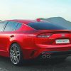 Red Kia Stinger Car Diamond Painting