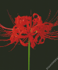 Red Spider Lily Diamond Painting