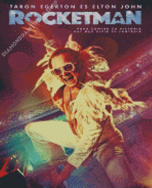 Rocketman Poster Diamond Painting