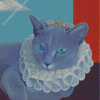 Royal Russian Blue Cat Diamond Painting