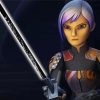 Sabine Wren Star Wars Rebels Diamond Painting