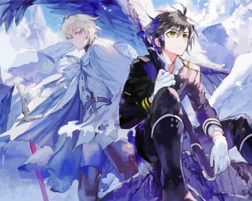 Seraph Of the End Characters Diamond Painting