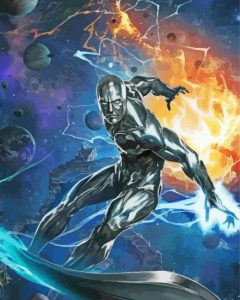 Silver Surfer Diamond Painting