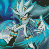 Silver The Hedgehog Diamond Painting