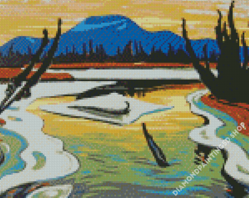 Smart River A Y Jackson Diamond Painting