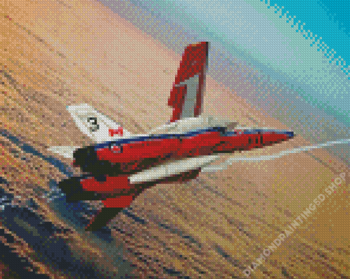 Snowbirds Military Aircraft Diamond Painting