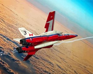 Snowbirds Military Aircraft Diamond Painting