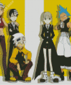 Soul Eater Manga Serie Diamond Painting