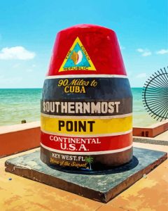 Southernmost Point of the Continental U.S.A Key West Diamond Painting