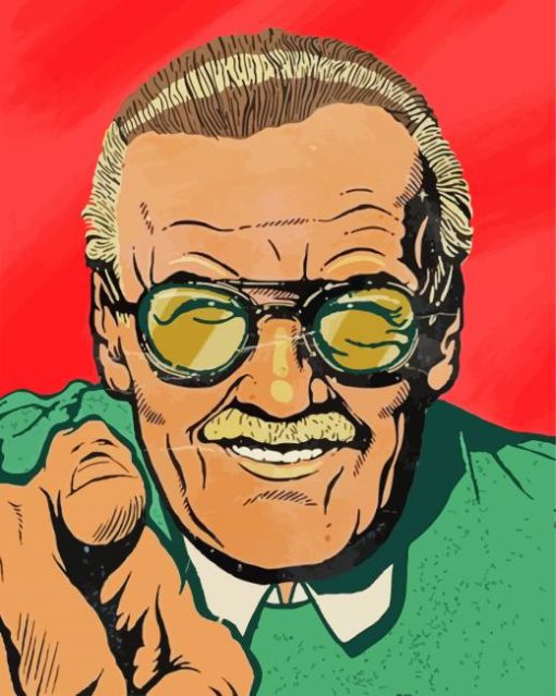 Stan Lee Pop Art Diamond Painting