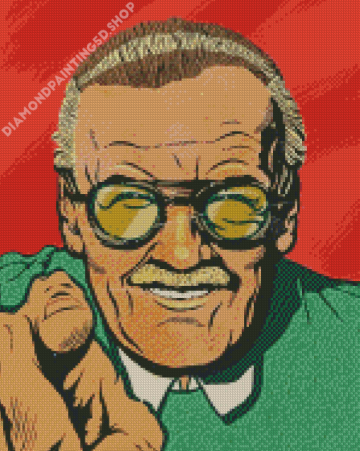 Stan Lee Pop Art Diamond Painting