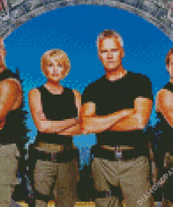 Stargate SG1 Characters Diamond Painting