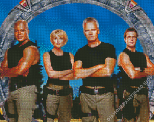 Stargate SG1 Characters Diamond Painting