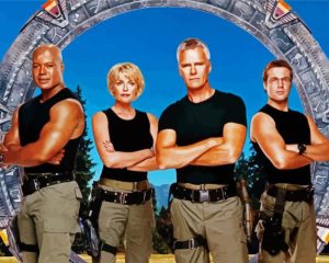 Stargate SG1 Characters Diamond Painting