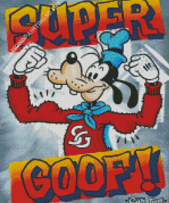 Super Goof Cartoon Diamond Painting