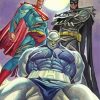Superman And Batman With Darkseid Diamond Painting