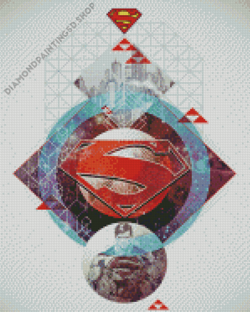 Superman Symbol Art Diamond Painting